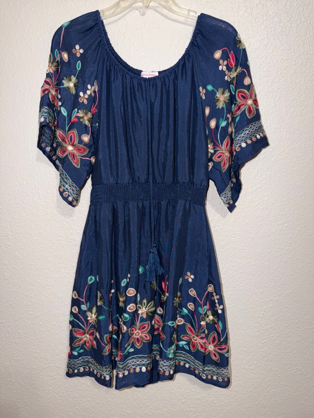 Boho floral embroidered dress - Picture 2 of 8